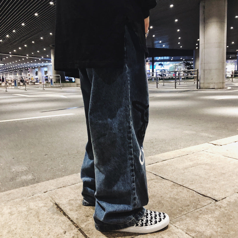 Martin – Hand-Painted Graffiti Anime Jeans