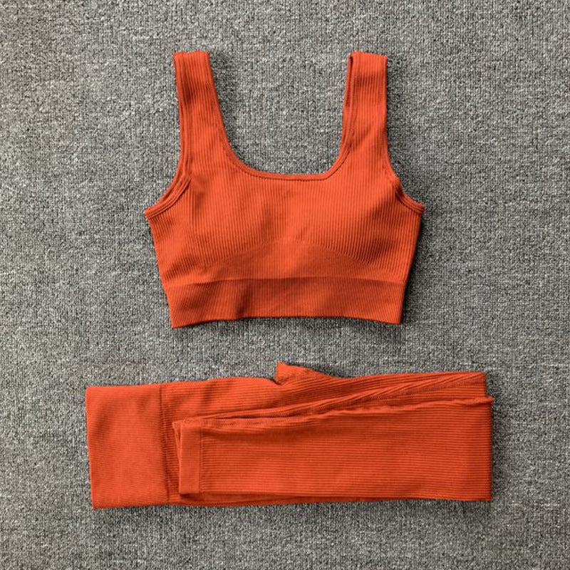 Nicola – Seamless Yoga Set with High Waist Leggings