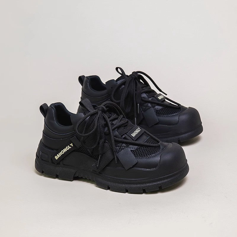 Jean – Mech Style Vegan Leather Sneakers