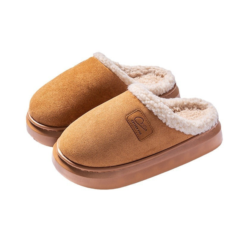 Shirley – Velvet Thermal Non-slip Vegan Suede Slippers