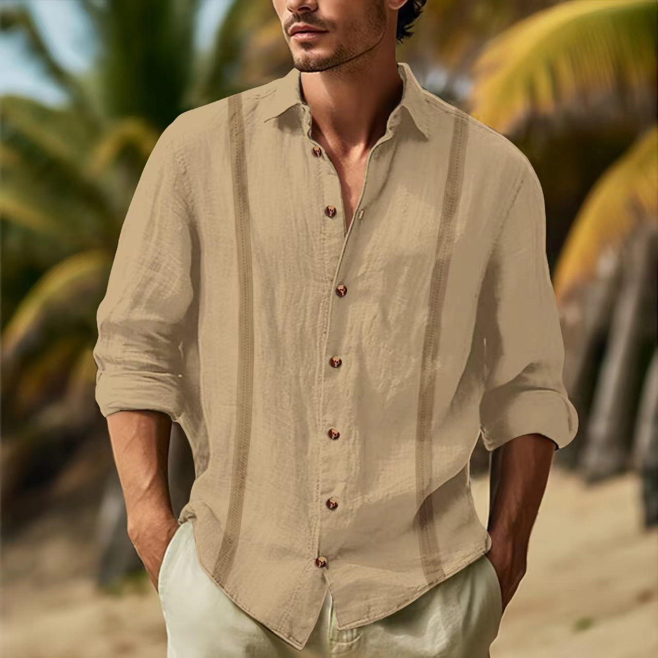 Dale – Casual Cotton Blend Men's Shirt