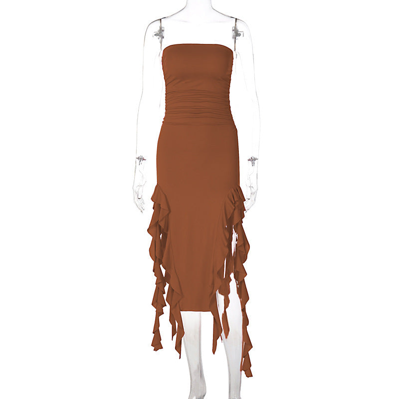 Holly – Irregular Wrap Dress