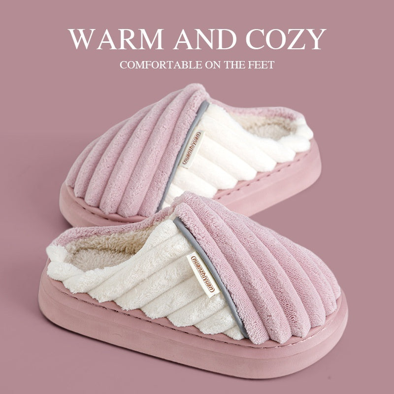 Cliff – Men's Fleece Lined Warm Vegan Suede Slippers