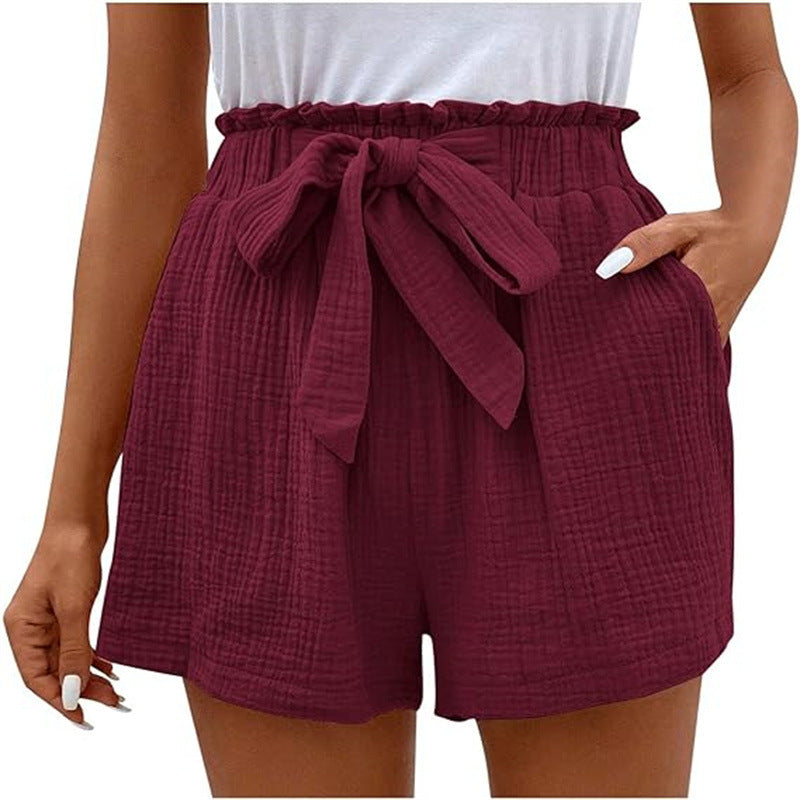 Wendy – Casual Wide-Leg Shorts with Elastic Waist