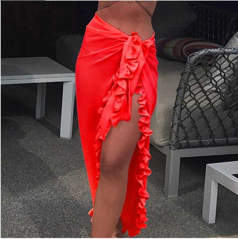 Tanya – Sun-proof Beach Skirt with Chiffon Lace