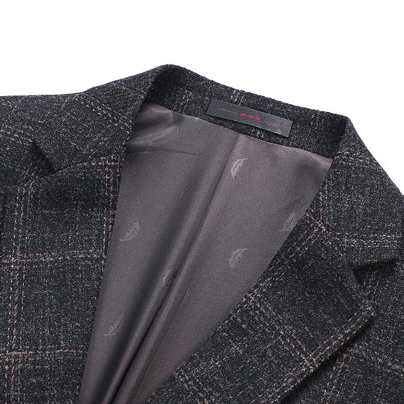 Callum – Slim Fit Plaid Suit
