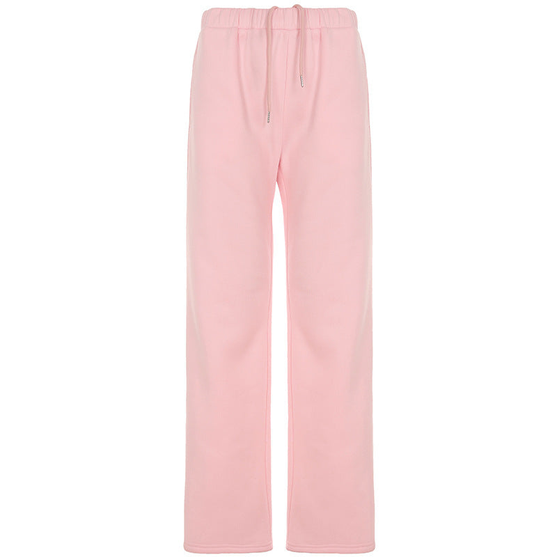 Helen – Solid Color Sportswear with Fur