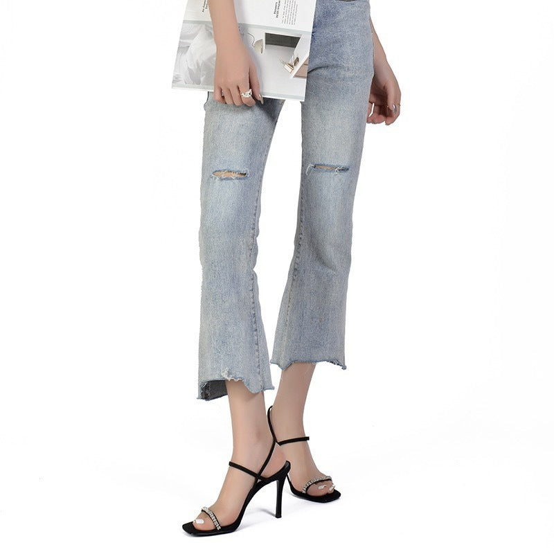 Lydia – Square Toe Crystal High Heels