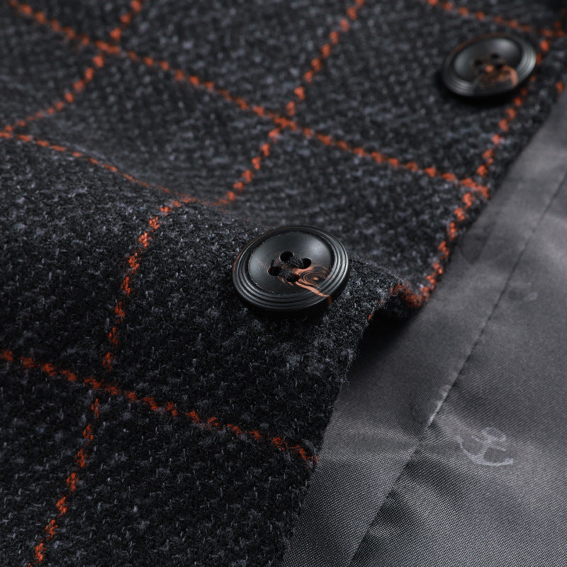 Alan – Slim Fit Plaid Suit for Men