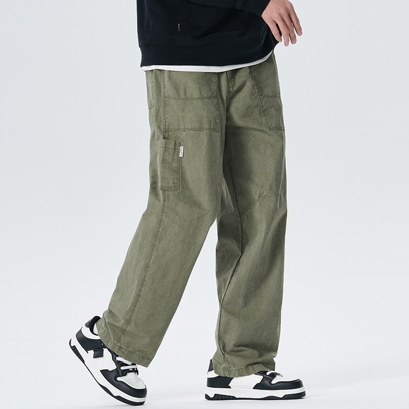 Roger – Loose Casual Cargo Pants with Multi-Pockets