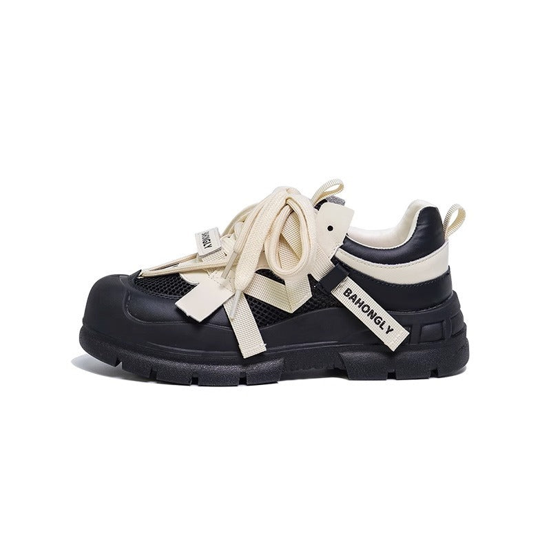 Jean – Mech Style Vegan Leather Sneakers