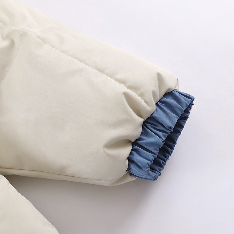 Austin – Color Contrast Patchwork Winter Jacket