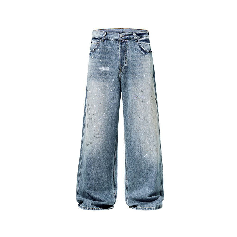 Anthony – American-Style Washed Loose Jeans