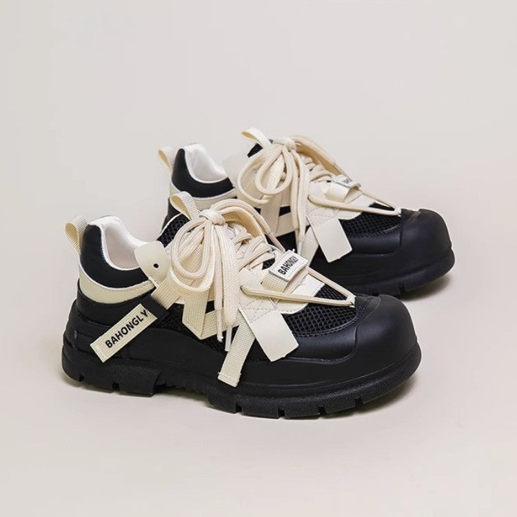 Jean – Mech Style Vegan Leather Sneakers
