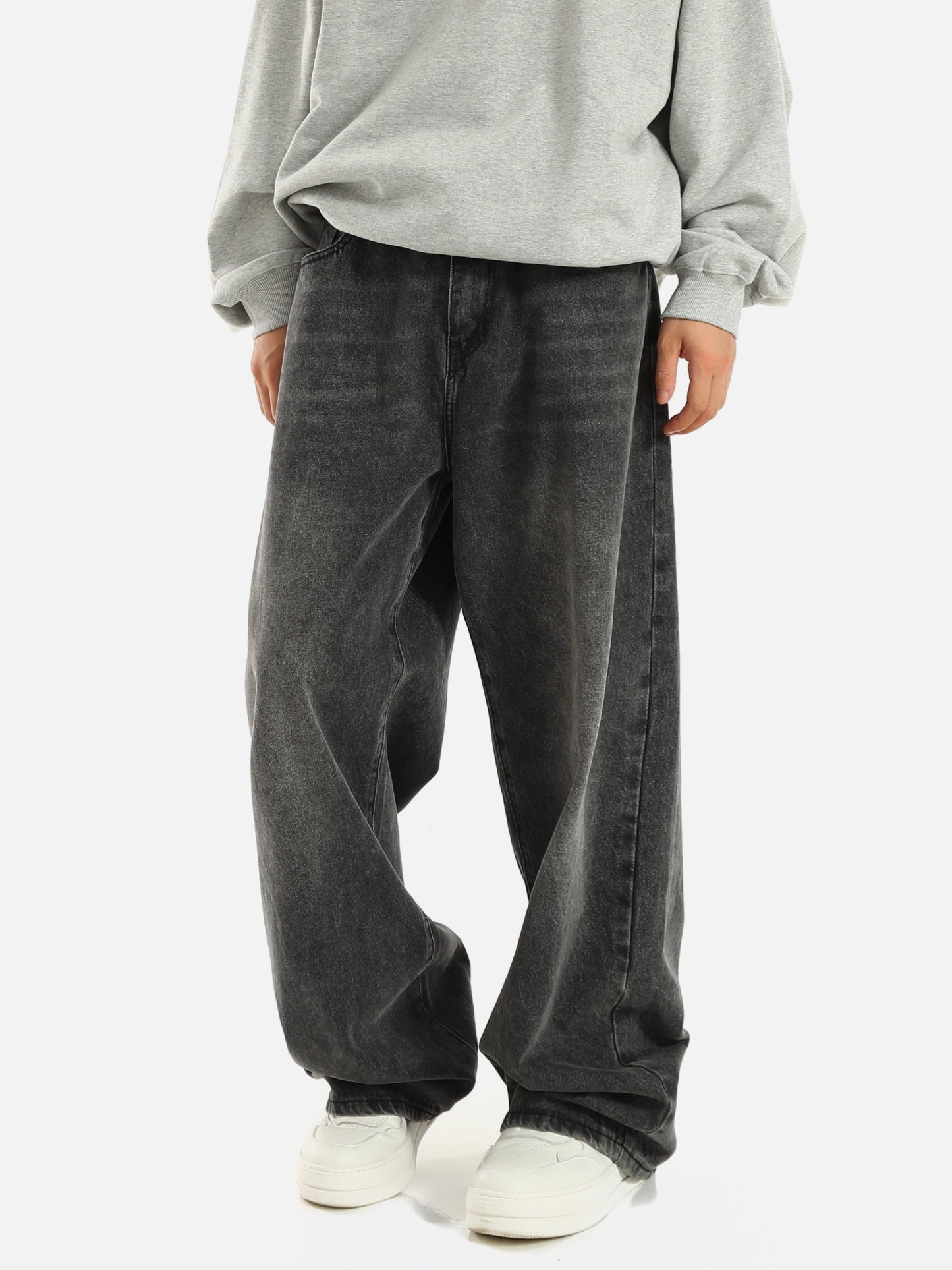 Duncan – Men's Retro Wide-Leg Jeans