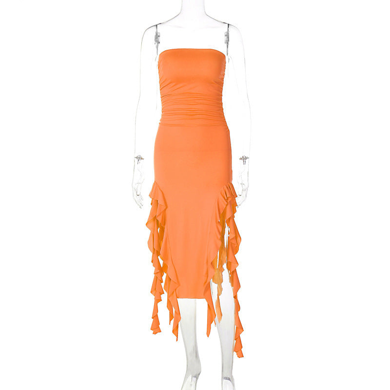 Holly – Irregular Wrap Dress