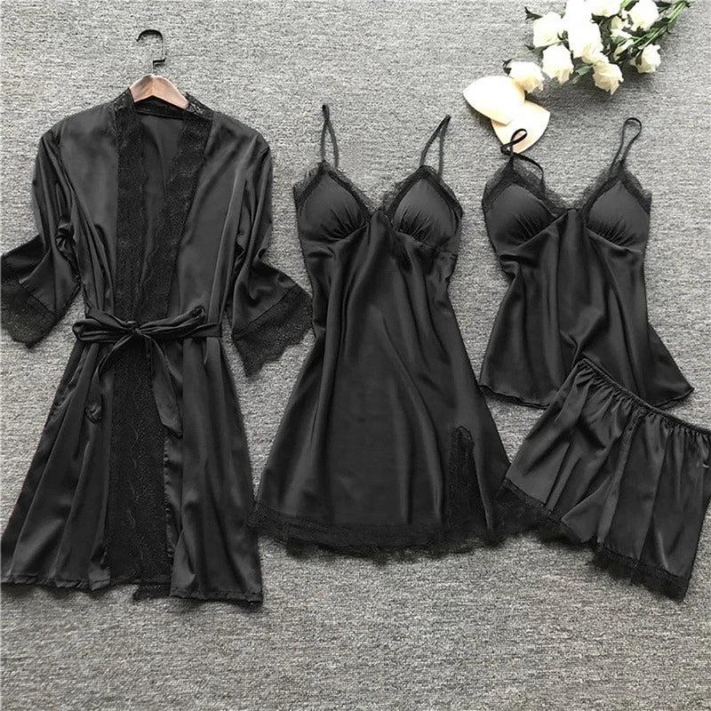 Melanie – Satin Pajama Set