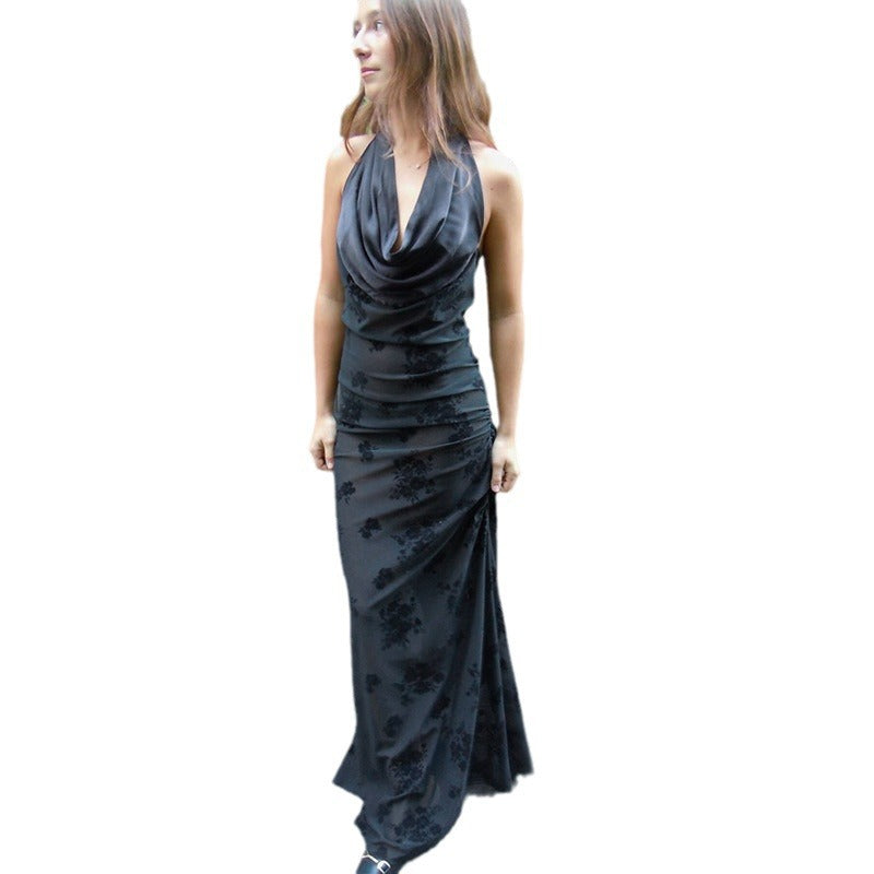 Lydia – Backless Deep V-Neck Dress