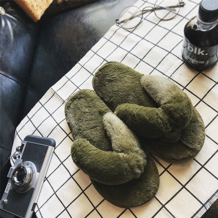Heidi – Cozy Plush Vegan Flip-flops