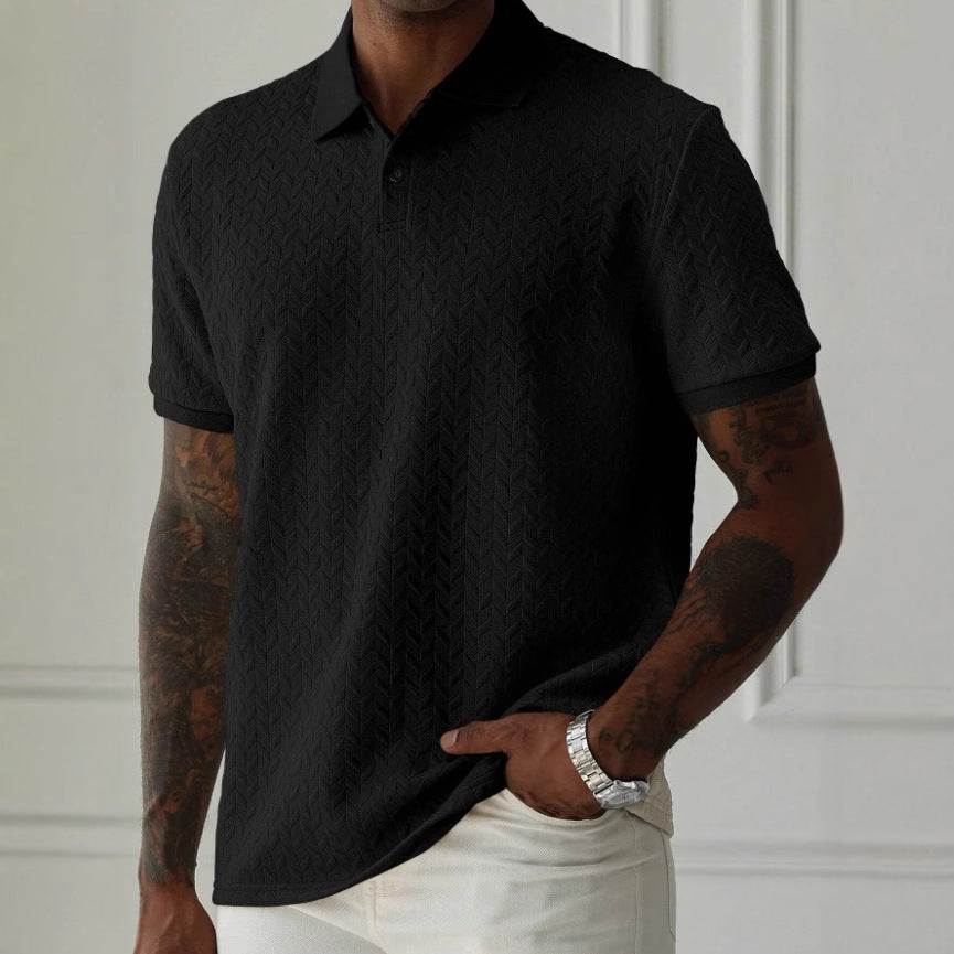 Robin – Simple Polo Collar Short Sleeve Shirt