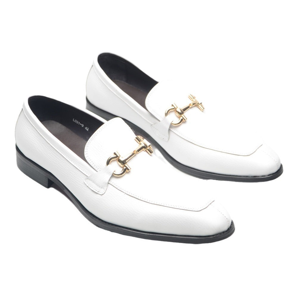 Warren – Casual White Vegan Leather Shoes