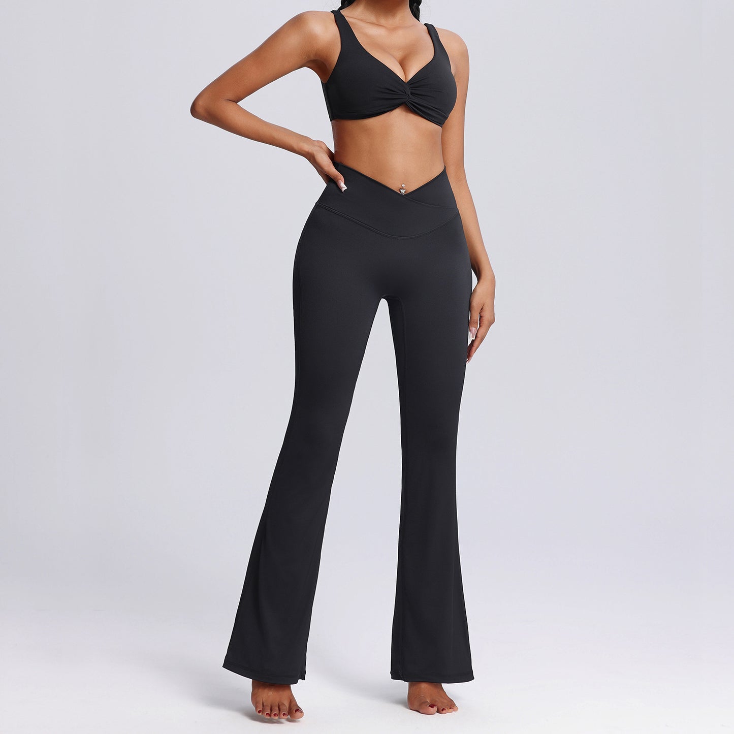 Christina – Tight Sportswear Two-Piece Suit