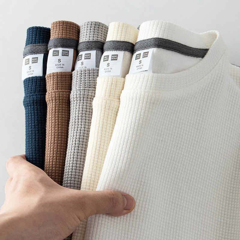 Benjamin – Men's Loose Solid Color Knitted T-shirt