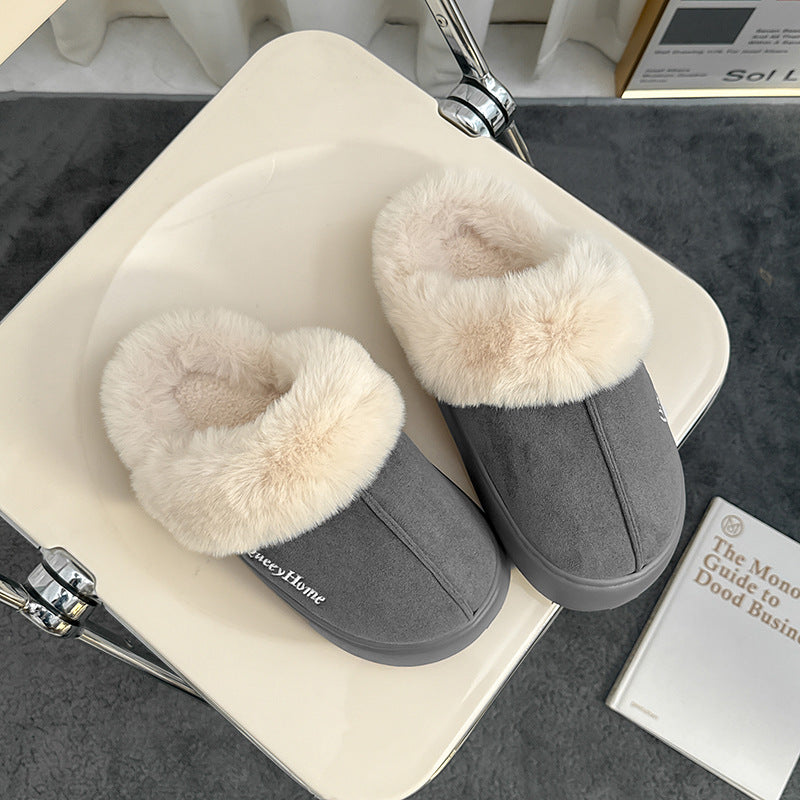 Amanda – Warm Plush Cotton Slippers for Women