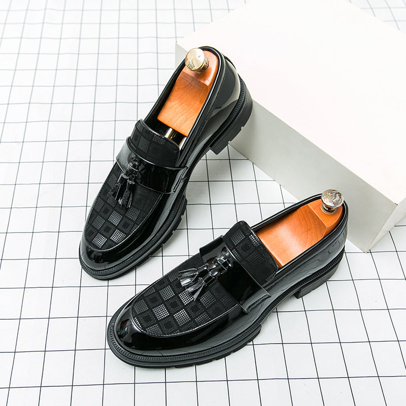Julian – Men's Platform Vegan Leather Slip-On Shoes