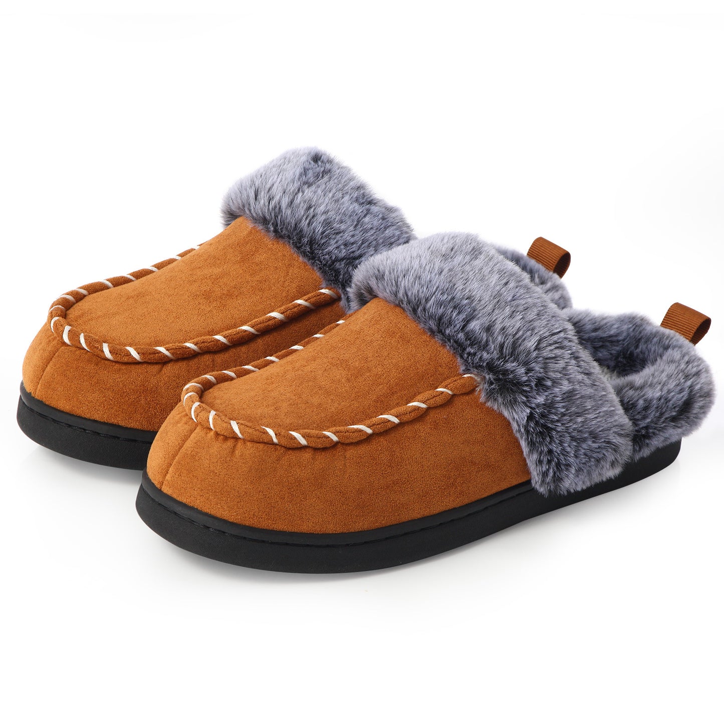 Danny – Cozy Vegan Suede Home Slippers
