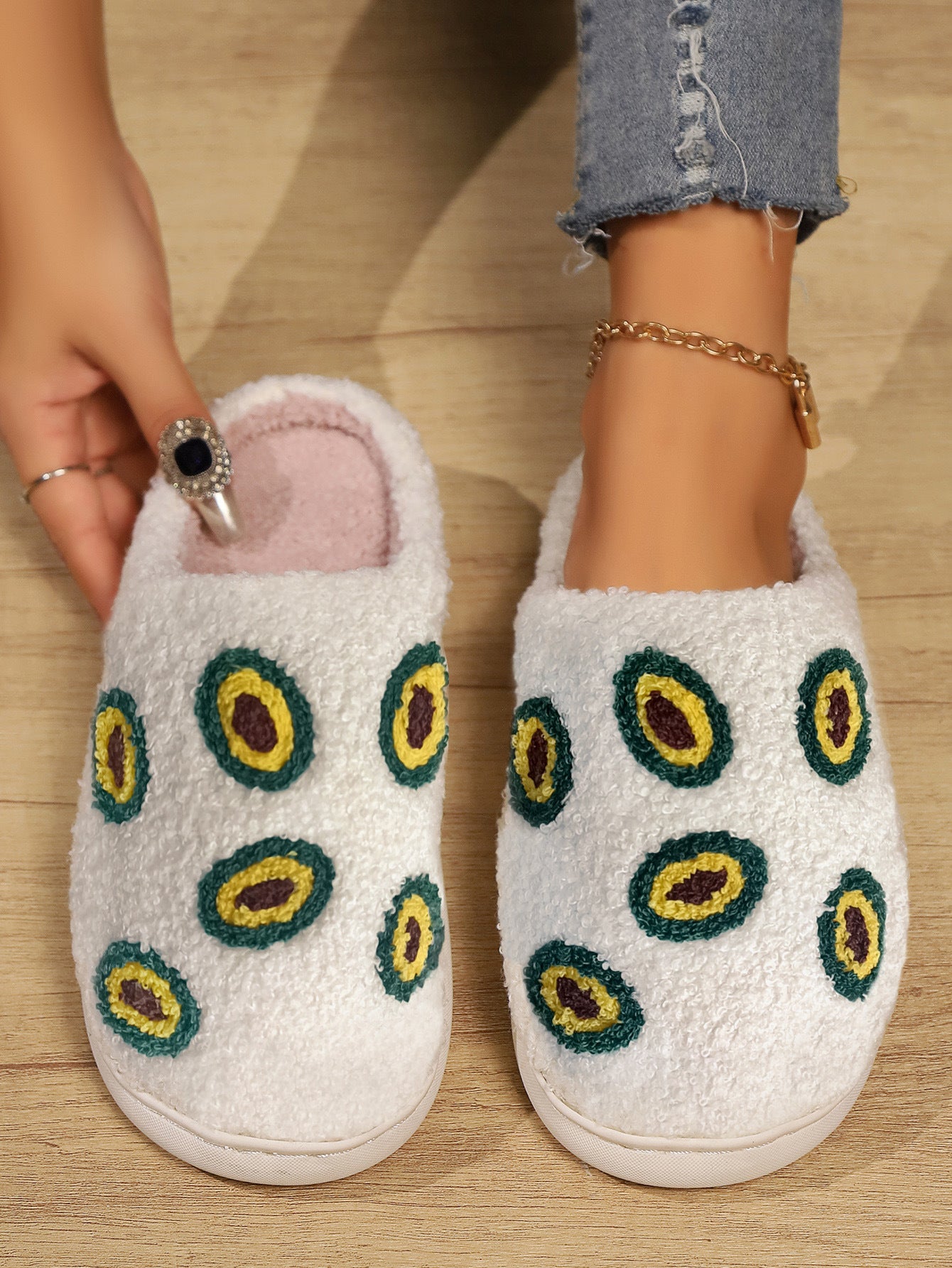 Lucy – Fruit Pattern Casual Slippers