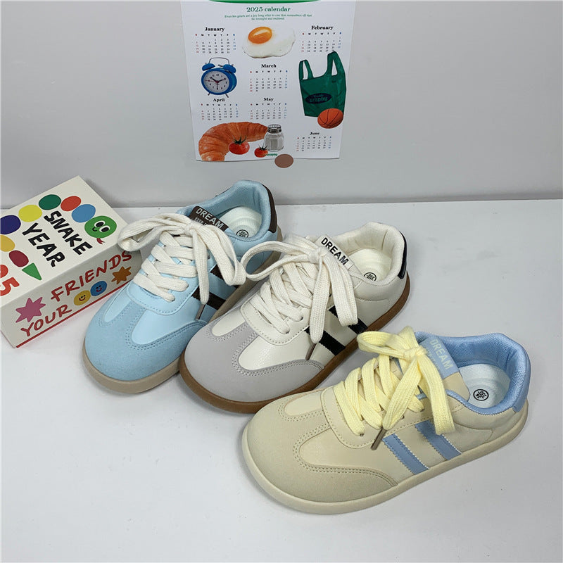 Louise – Low-top Square Toe Canvas Shoes