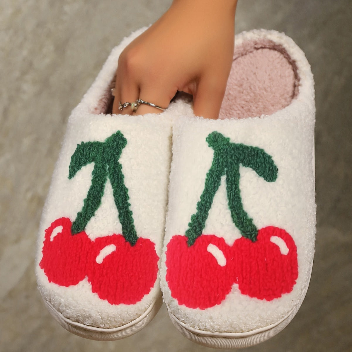 Lucy – Fruit Pattern Casual Slippers