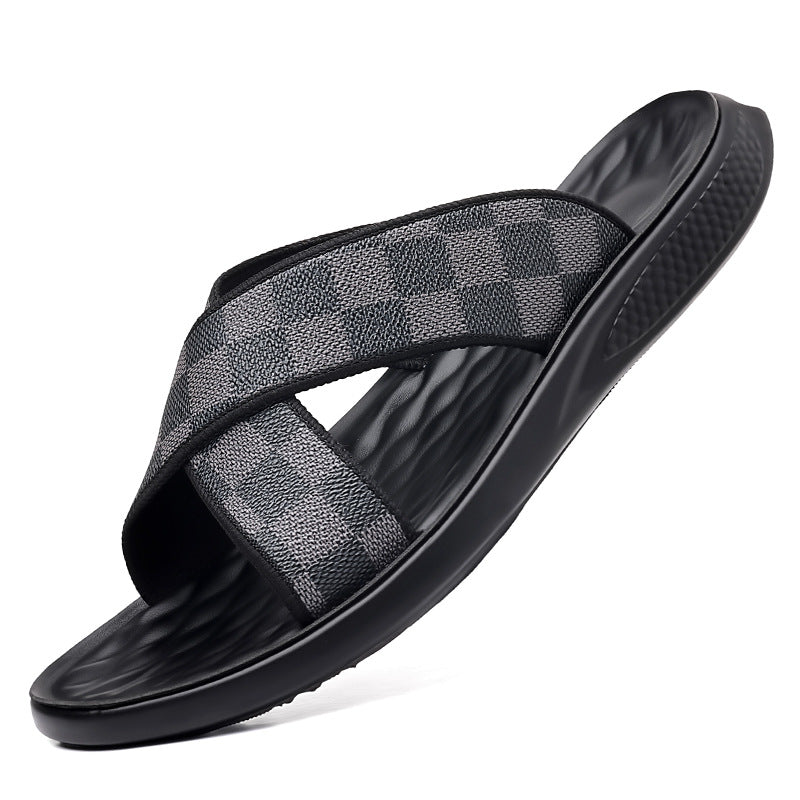 Doug – Men's Checkered Outdoor Sandals