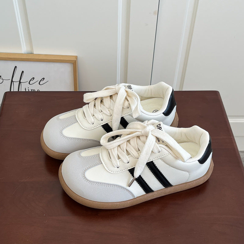 Louise – Low-top Square Toe Canvas Shoes