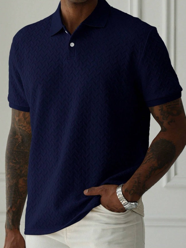 Robin – Simple Polo Collar Short Sleeve Shirt