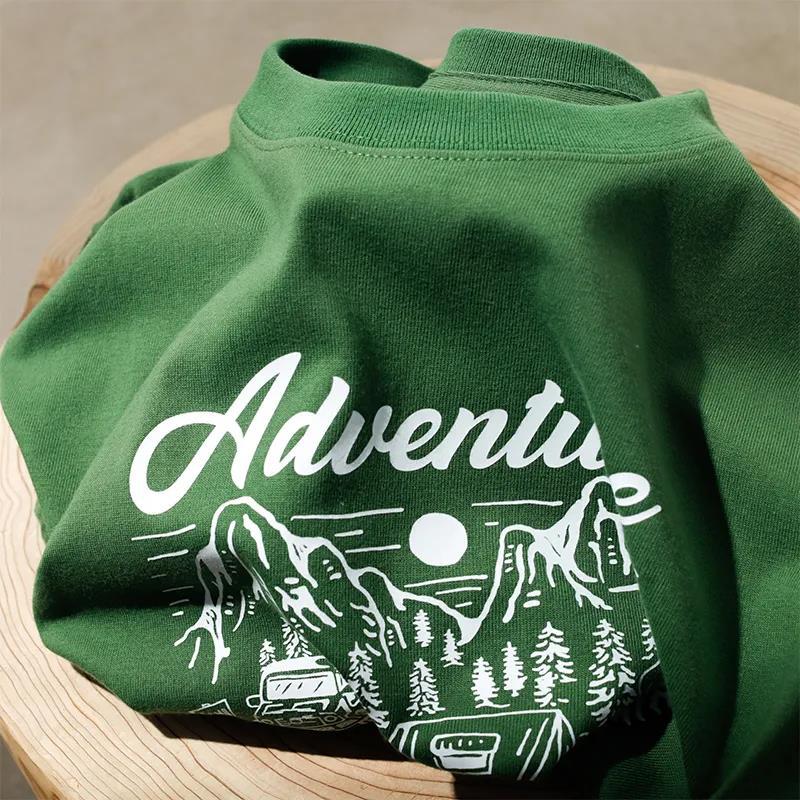 Alexander – Loose Casual Half Sleeve T-Shirt with Letter Print