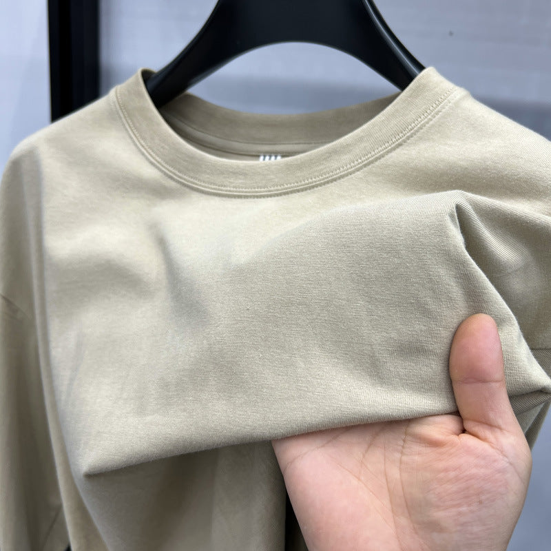 Rhys – Long-staple Cotton Off-shoulder Shirt