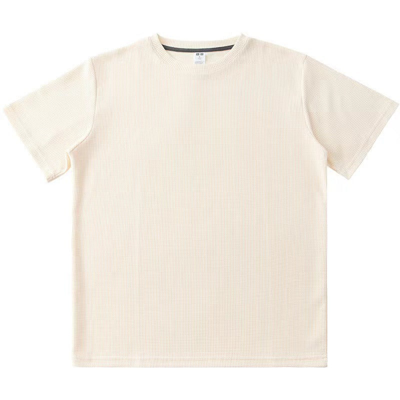 Benjamin – Men's Loose Solid Color Knitted T-shirt