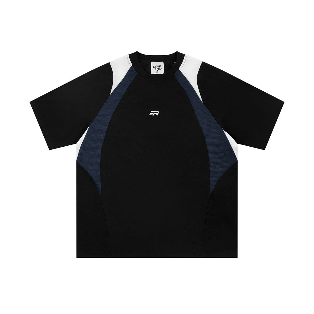 Kenny – Loose Casual T-shirt with Letter Stitching