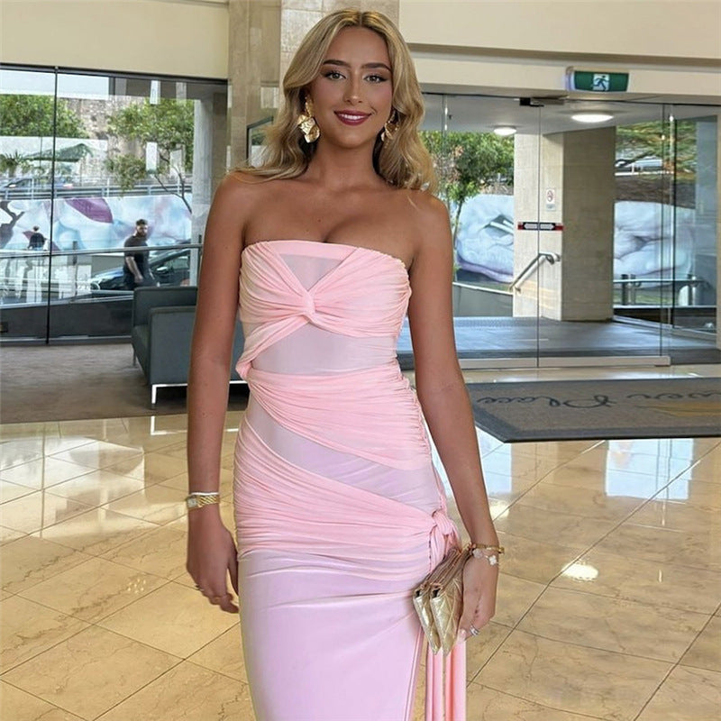 Clara – Elegant Backless Tube Dress