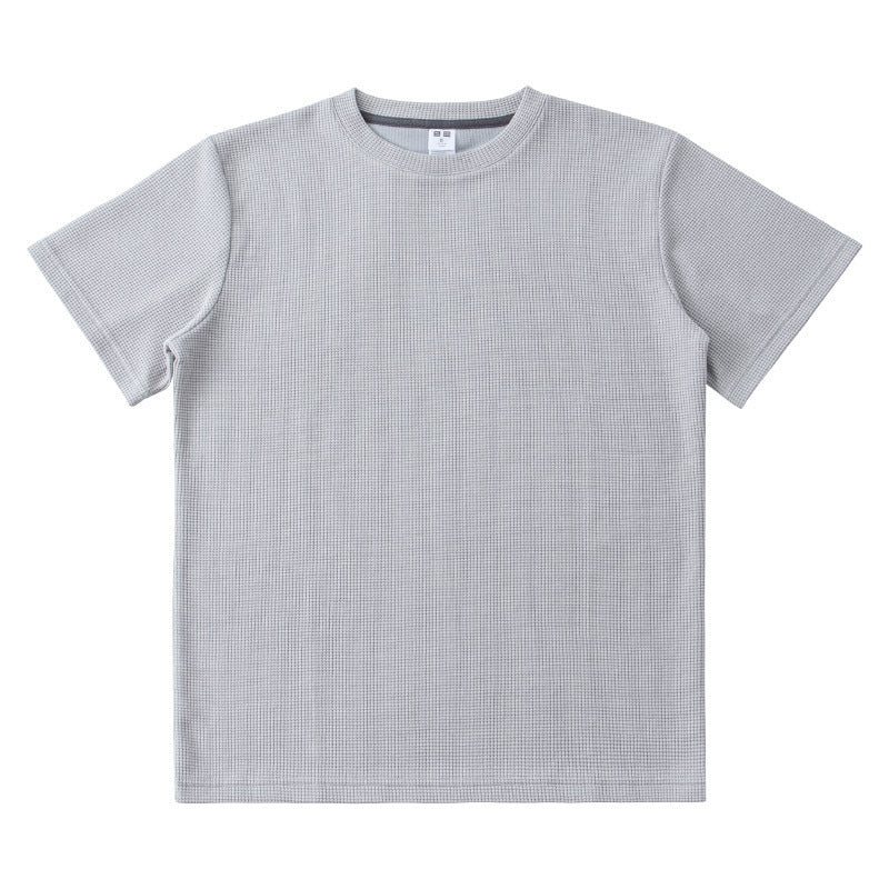 Benjamin – Men's Loose Solid Color Knitted T-shirt