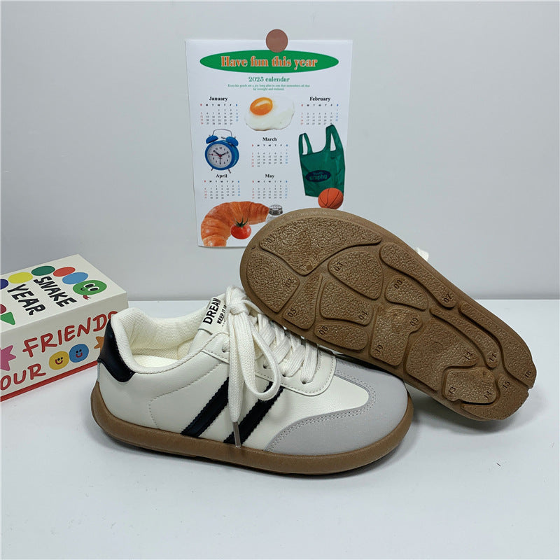 Louise – Low-top Square Toe Canvas Shoes