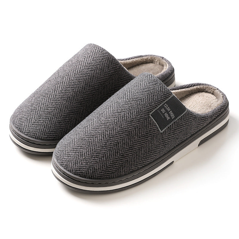 Eddie – Cozy Men's Vegan Slippers with Thick Non-slip Sole