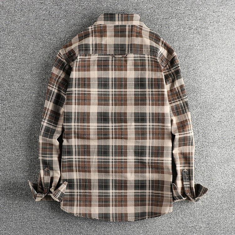 Bobby – Fashionable Plaid Long-sleeved Shirt