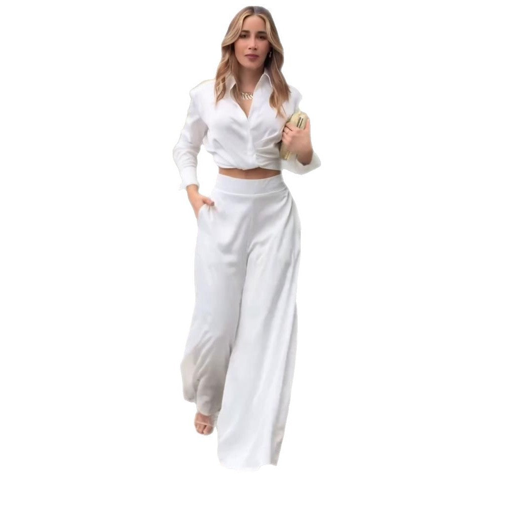 Sara – Loose Cool Top with Wide Leg Pants