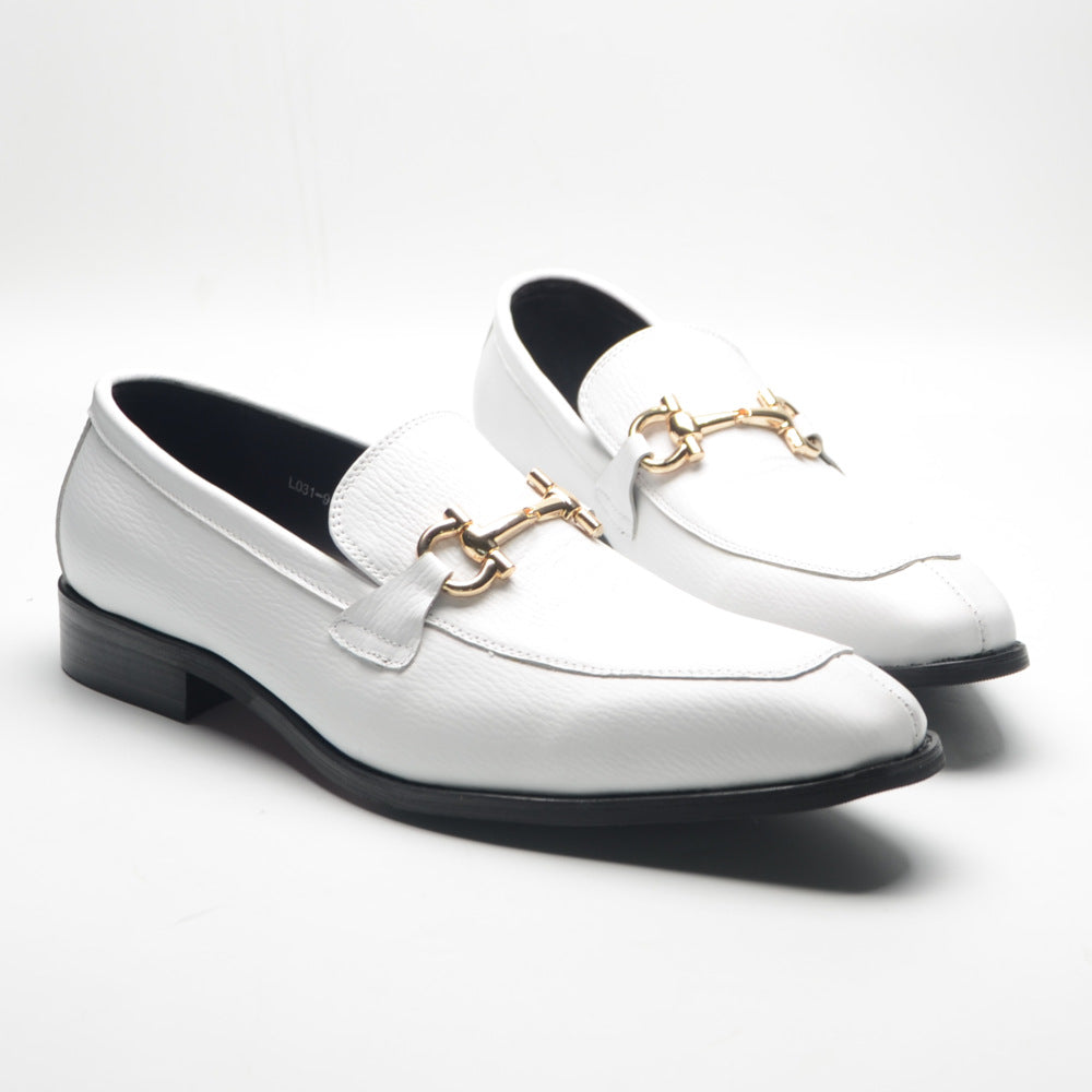 Warren – Casual White Vegan Leather Shoes