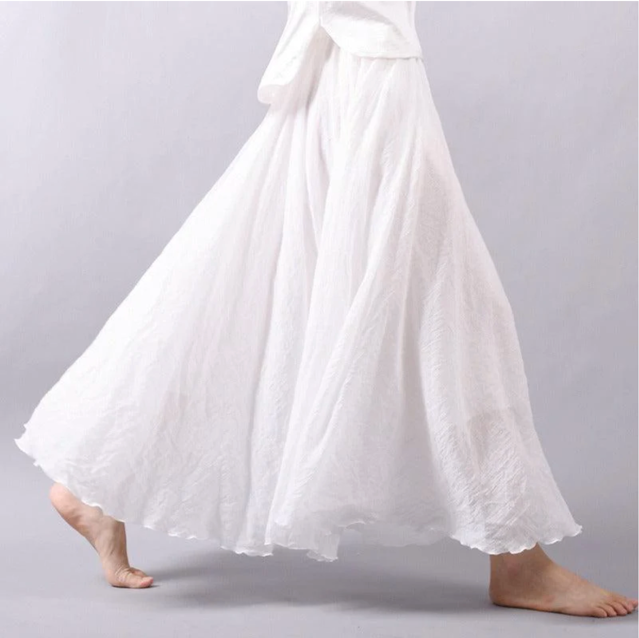 Sue β Long Chiffon Skirt