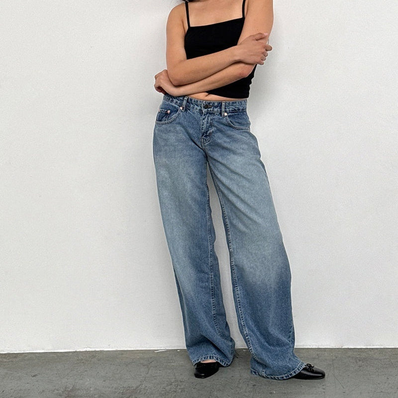 Mary – Wide Leg Denim Pants