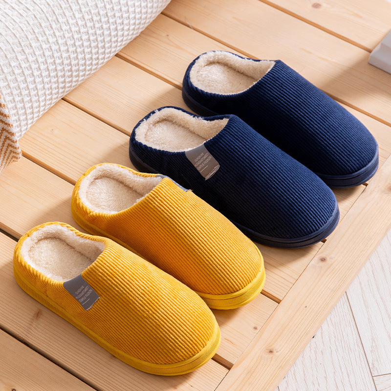 Aidan – Casual Indoor Slippers with Stripes